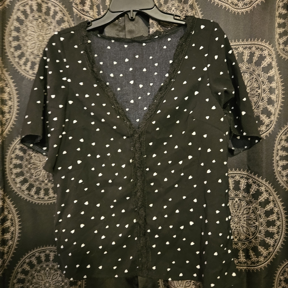 Shein V Neck Short Sleeve Tee